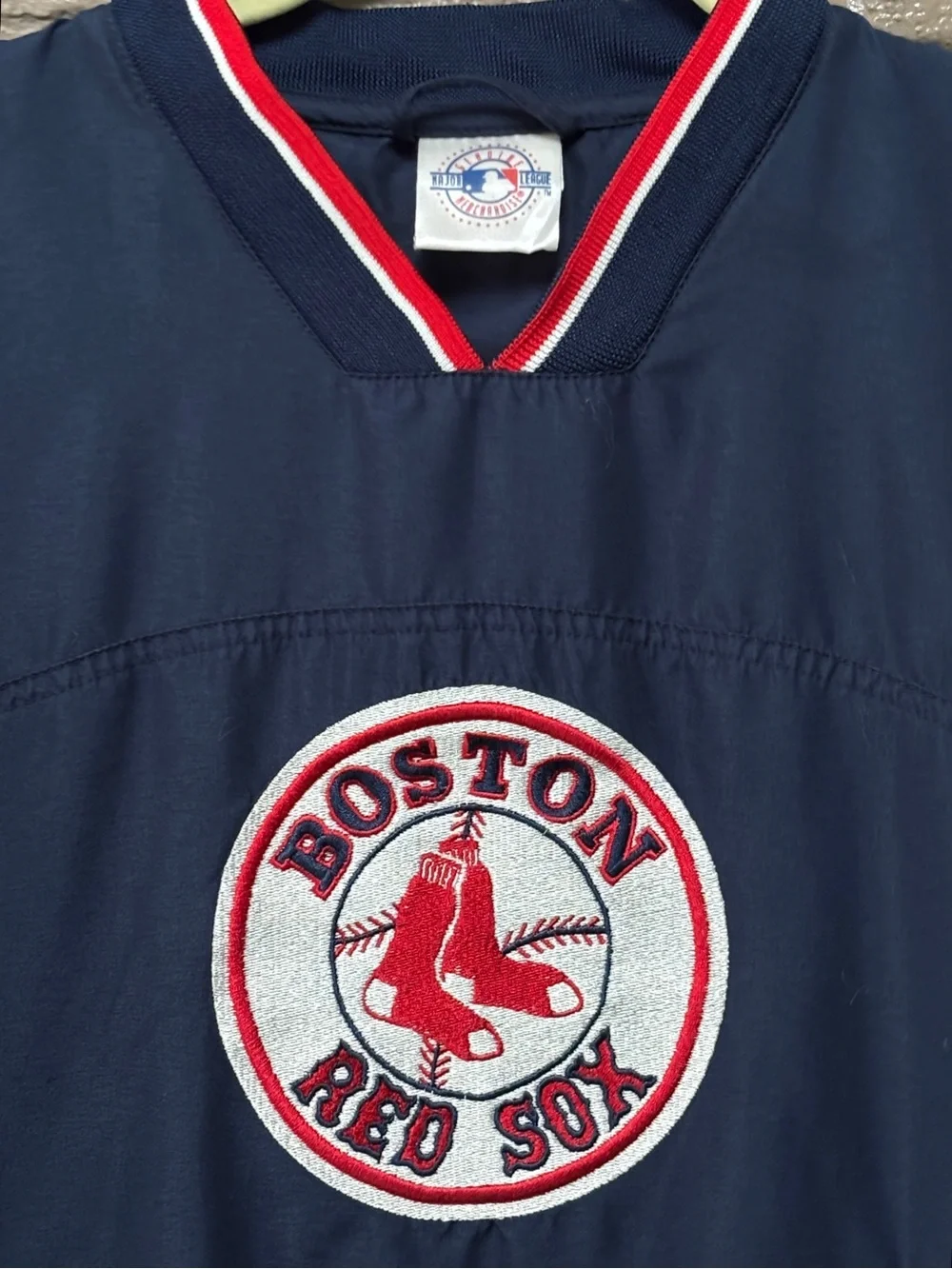Boston Red Sox Navy Pullover Jacket 8-10